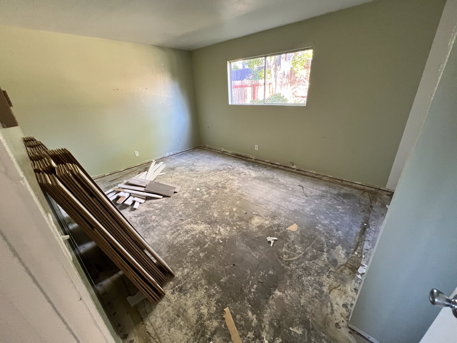 Near completion — drywall & flooring