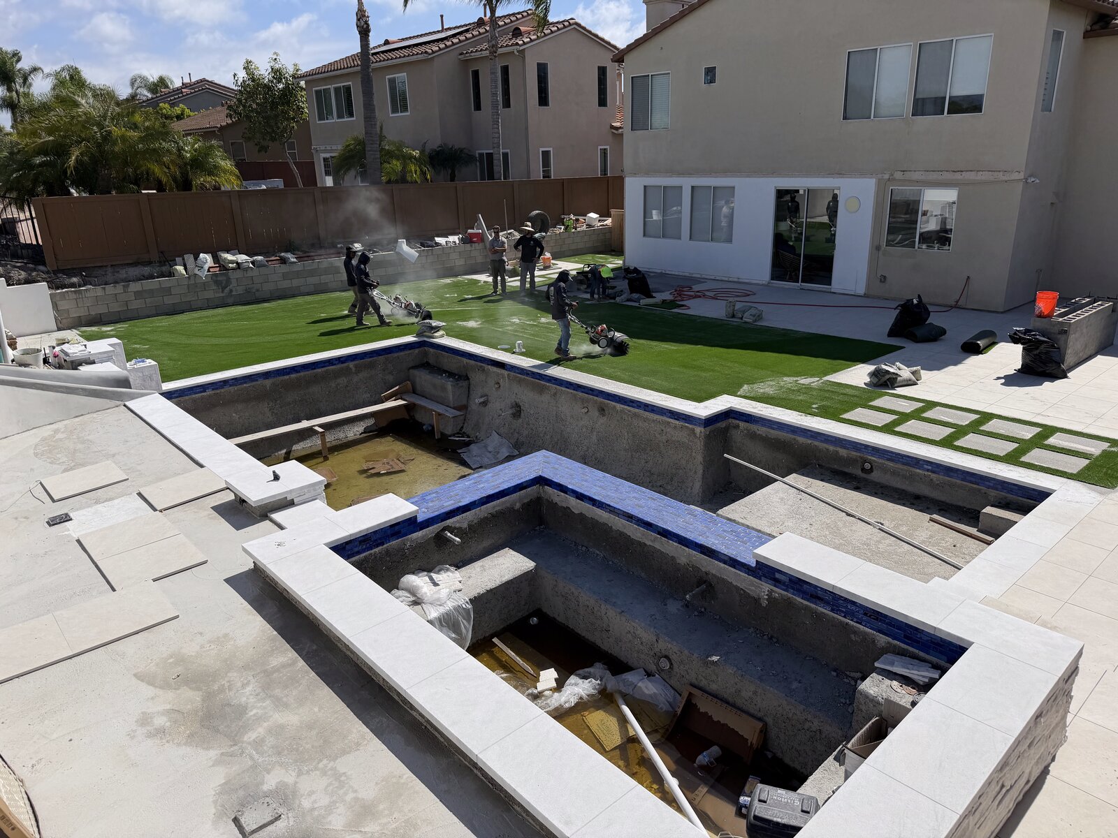 Complete — pool, patio, turf