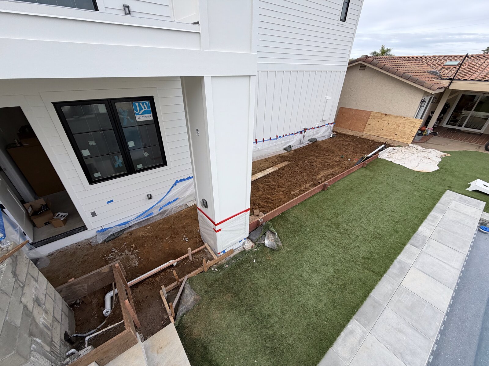 Backyard taking shape